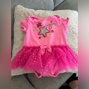 Vintage 90s Garanimals Tutu Infant Baby Girl Dress